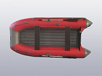 Лодка надувная Big Boat Regat (Регат) 340 Lux красный/серый