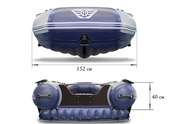 Двухкорпусная надувная лодка Флагман DK 320