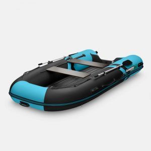 Лодка надувная Gladiator E 380 S Черно-Бирюзовый