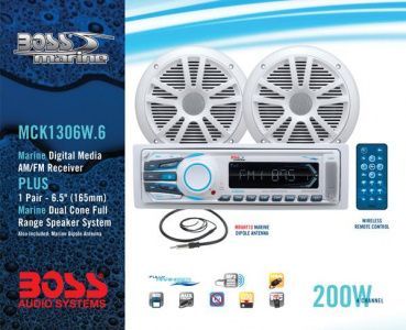 Аудиосистема морская Boss Audio 180Вт MCK1306W.6