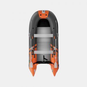 Лодка надувная Gladiator Active C 420 AL оранжево/темносерый