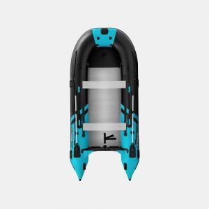 Лодка надувная Gladiator Active C 370 AL черно/бирюзовый