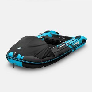 Лодка надувная Gladiator Active C 370 AL Черно-Бирюзовый
