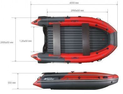 Лодка надувная Reef Skat Тритон 400 NDFi