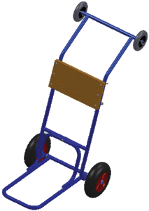 Тележка для ПЛМ с доп. колесами