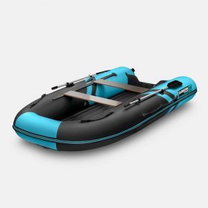 Лодка надувная Gladiator E 350 S Черно-Бирюзовый