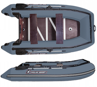 Лодка надувная Polar Bird 385 Merlin (пайолы из стеклокомпозита)