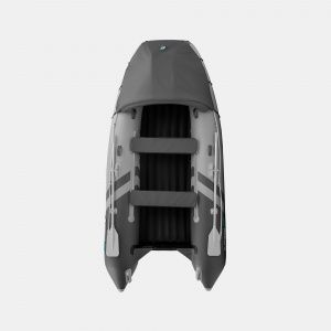 Лодка надувная Gladiator E 380 PRO светло/темносерый