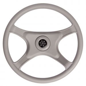 Рулевое колесо161-DG ABSпластик серый, диаметр 330 мм