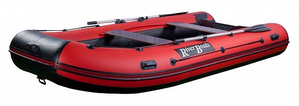 Лодка надувная River Boats RB - 370 красный