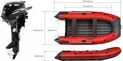 лодка Reef 360 НД + мотор Hidea HD9,8FHS