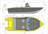 Алюминиевая лодка Триера 420 Фиш Комфорт №02427