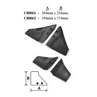 Гидрокрыло 264х216 мм с крепежом, 8-100 л.с.