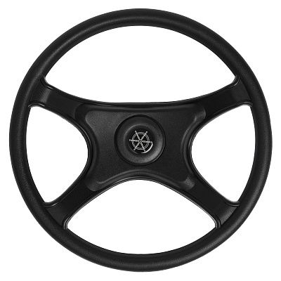 Рулевое колесо161-D ABSпластик черный, диаметр 330 мм