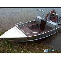 Алюминиевая лодка Wyatboat - 390 М с консолями