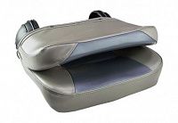 Кресло складное, цвет серый/темно-серый