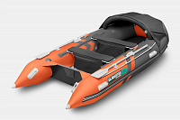 Лодка надувная Gladiator Active C 370 AL оранжево/темносерый