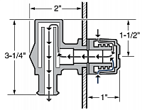 Вентиляционный топливный фитинг (VENT-FUEL(P-TRAP))