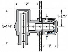 Вентиляционный топливный фитинг (VENT-FUEL(P-TRAP))
