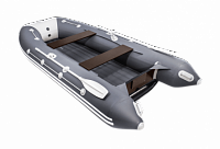 Лодка надувная Таймень LX - 3600 НДНД графит/светло-серый