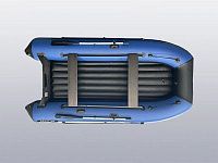 Лодка надувная Big Boat Regat (Регат) 360 синий/серый