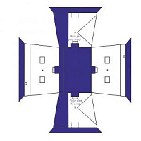 Палатка "Polar Bird" 4T long КОМПАКТ