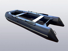 Лодка надувная Big Boat Bering (Беринг) 340 К Lux синий/серый