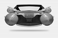 Лодка надувная Gladiator E 380 X светло/темносерый