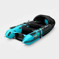 Лодка надувная Gladiator E 350 PRO черно/бирюзовый