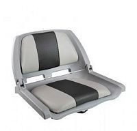 Кресло складное мягкое TRAVELER серо - черный