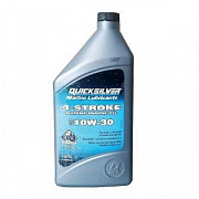 Масло четырехтактное Quicksilver 10W-30 минеральное 1л.