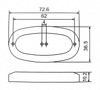 Светильник каютный светодиодный белый, белое свечение