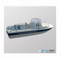 Стеклопластиковый катер Wyatboat - 430 M (тримаран)