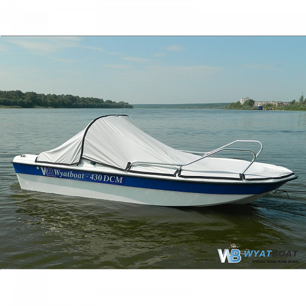 Стеклопластиковый катер Wyatboat - 430 DCM (тримаран)