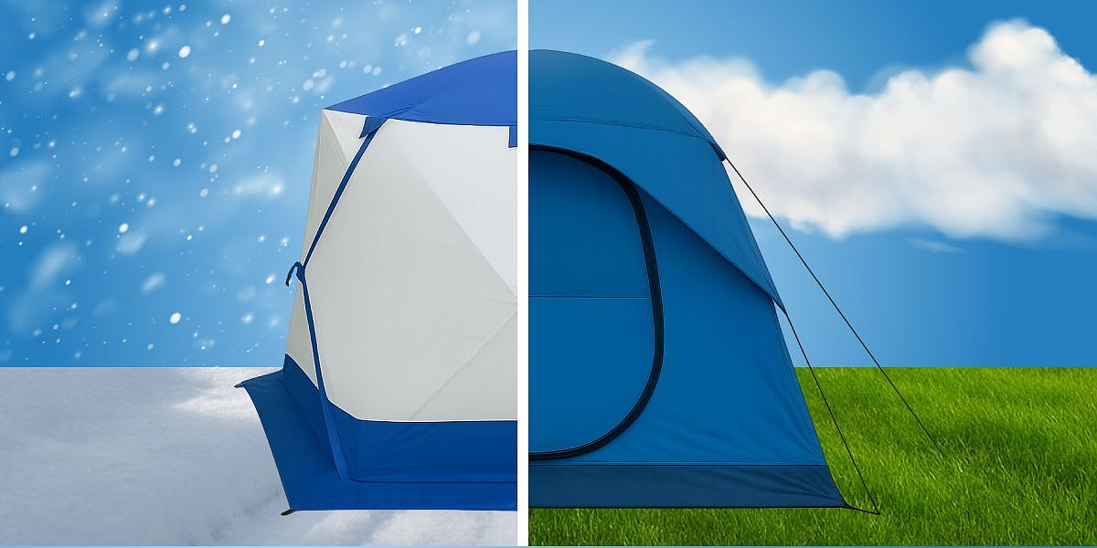 Чем отличается летняя палатка от зимней