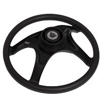 Рулевое колесо161-D ABSпластик черный, диаметр 330 мм