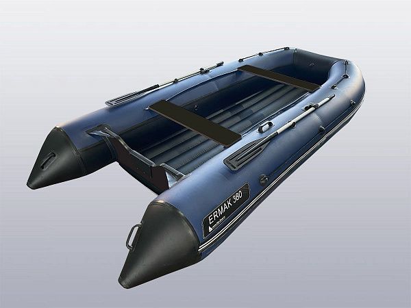 Лодка надувная Big Boat Ermak (Ермак) 360 Lux синий/серый