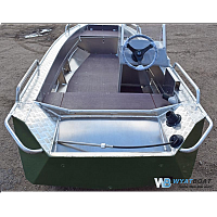 Алюминиевая лодка Wyatboat - 390 У с консолью