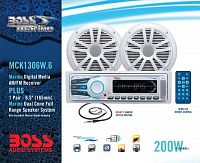 Аудиосистема морская Boss Audio 180Вт MCK1306W.6