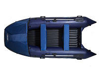 Лодка надувная Gladiator E 380 PRO красно/черный