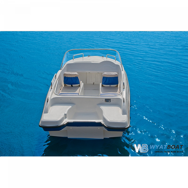Стеклопластиковый катер с рундуками Wyatboat - 3