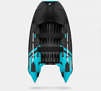 Лодка надувная Gladiator E 330 PRO черно/бирюзовый