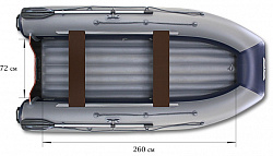Двухкорпусная надувная лодка Флагман DK 320