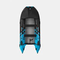 Лодка надувная Gladiator Active C 400 AL Черно-Бирюзовый