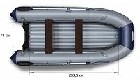 Лодка надувная Флагман 380