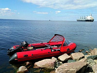 Лодка надувная River Boats RB - 370 НДНД красный