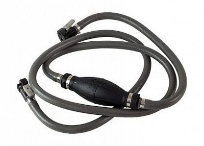 Шланг топливный d9/D15 мм с грушей и переходниками: Yamaha, Tohatsu/Nissan, Mercury