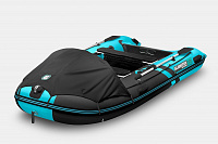 Лодка надувная Gladiator Active C 370 AL черно/бирюзовый