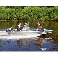 Алюминиевая лодка Wyatboat - 390 М с консолями