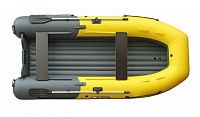 Лодка надувная Reef Тритон 400 S-Max Темно-Серый/Голубой